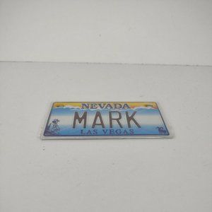 Las Vegas Nevada "Mark" Bicycle License Plate A3